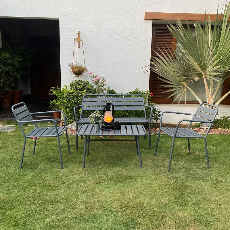 Garden Furniture Set Grey
