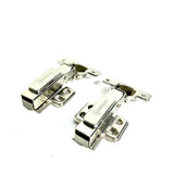 Full Overlay 110° Soft Close Hinge Pair with Mounting Plate