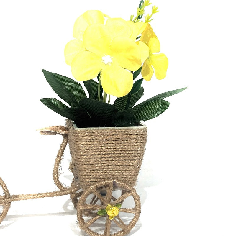 Artificial Potted Plant Bicycle