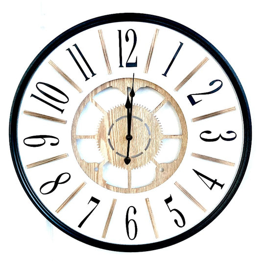 Large Wood Wall Clock
