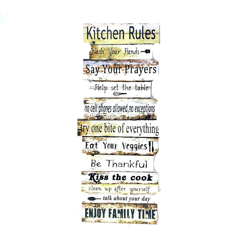 Hanging Kitchen Rules Large