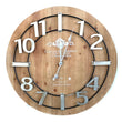 Large Wood Wall Clock