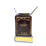Book Pen Holder Retro