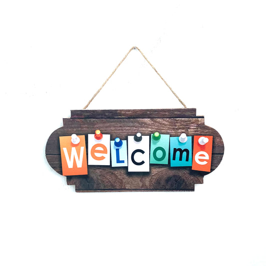 Welcome Wooden Frame