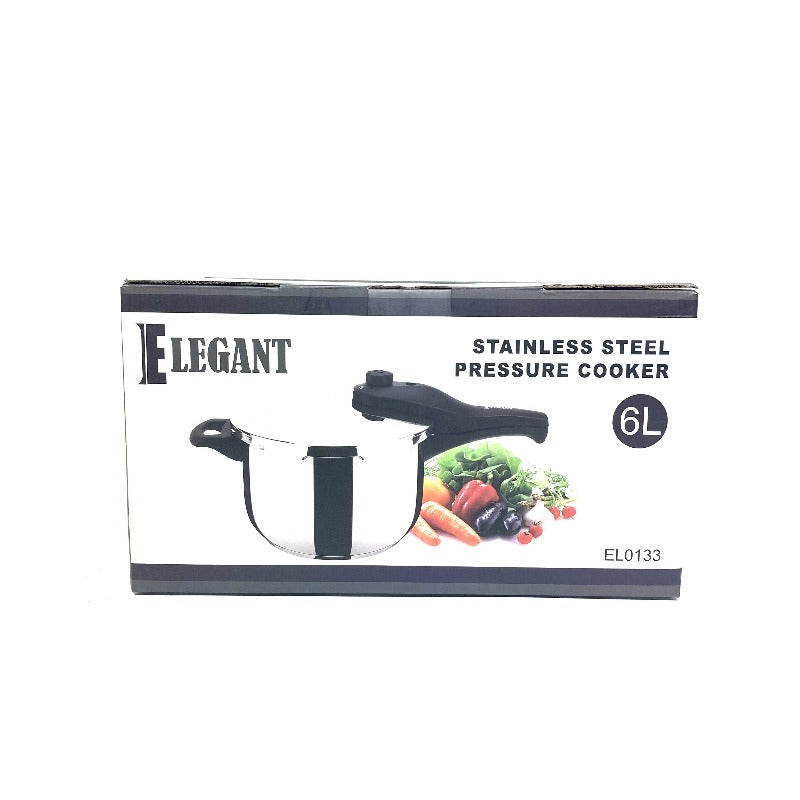 Stainless Steel Pressure Cooker 6L