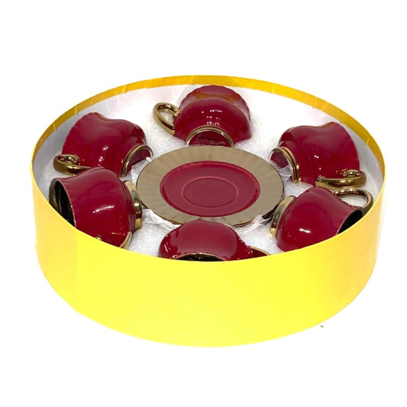 Cup & Saucer Set (6pcs Set)
