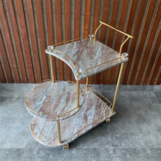 Euro Gold Kitchen Tea Trolley