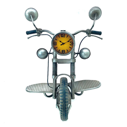 Motorbike Model Metal Clock