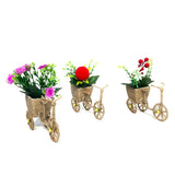 Artificial Potted Plant Bicycle (Set of 3)