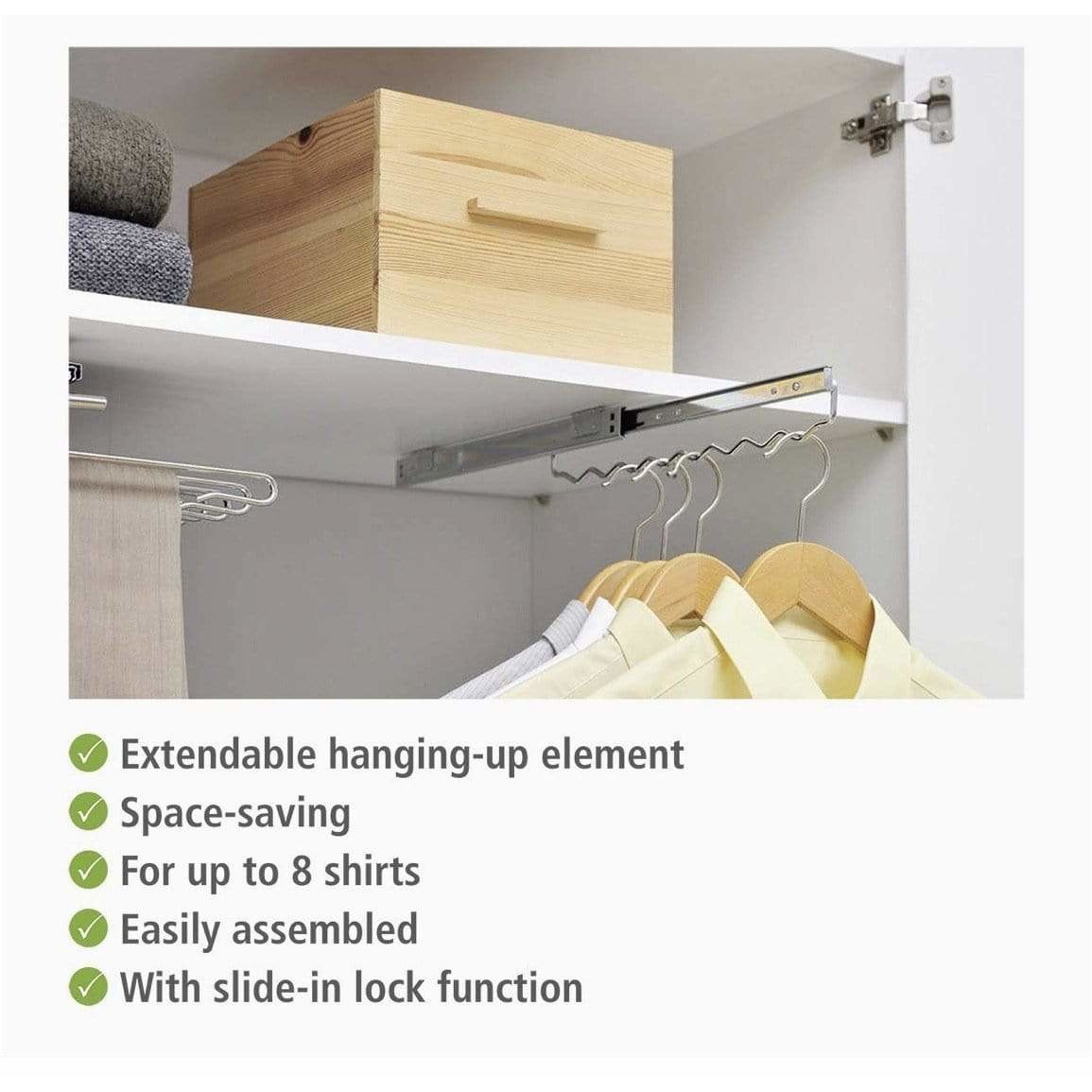 Wardrobe Pull Out Shirt Hanger