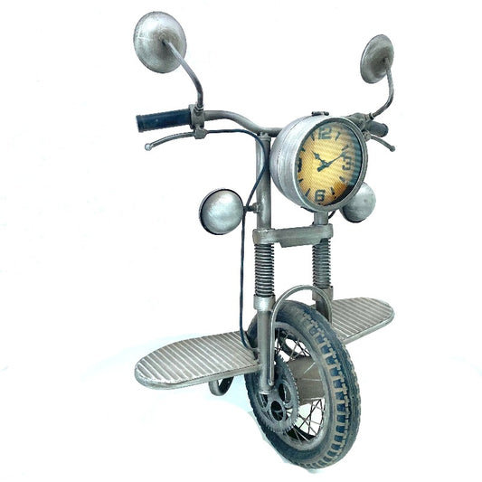 Motorbike Model Metal Clock