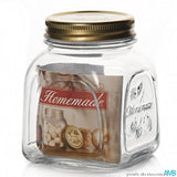 Set of 8 Pasabahce Glass Jar 500ml