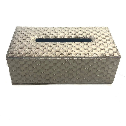 Decorative Faux Leather Tissue Box