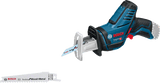 Bosch Cordless Recipro Saw, 12V, 1.5Ah, 0-3000s.p.m, Stroke 14.5mm, Blade upto 150mm, Ex. Battery