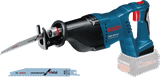 Bosch Cordless Recipro Saw, 18V, 4.0Ah, 2700s.p.m, Stroke 28mm, Blade upto 305mm, Ex. Battery