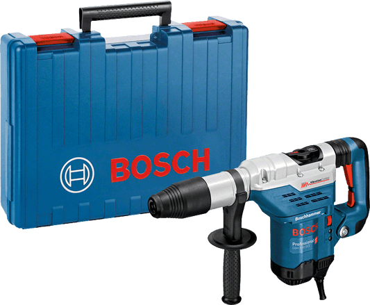 Bosch SDS Max Rotary Hammer, 40mm, 1100W, V.Speed, CE, 3-Modes, 10J, 6.1kg, Heavy Duty, Vibration Control, Turbo Power