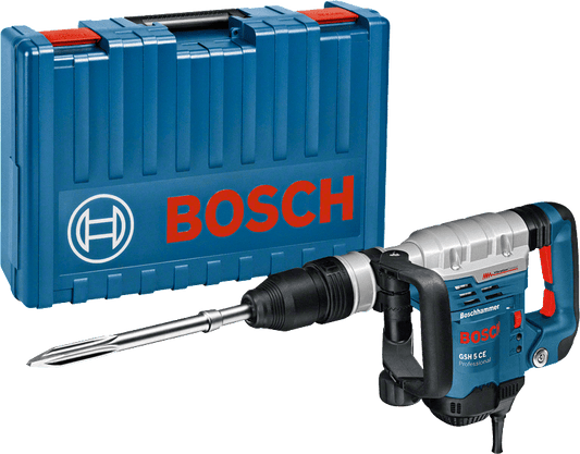 Bosch SDS Max Demolition Hammer, 1150W, 1300- 2900b.p.m, 8.3J, 6.2kg, Vibration Control