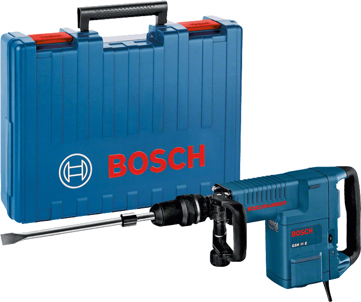 Bosch SDS Max Demolition Hammer, 1500W, 900- 1890b.p.m, C. Electronic, 25J, 10.1kg