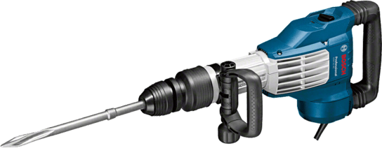 Bosch SDS Max Demolition Hammer, 1700W, 1700b.p.m, CE, Vibration Control, 23J, 11.4kg