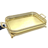 Oblong Gallery Tray Gold