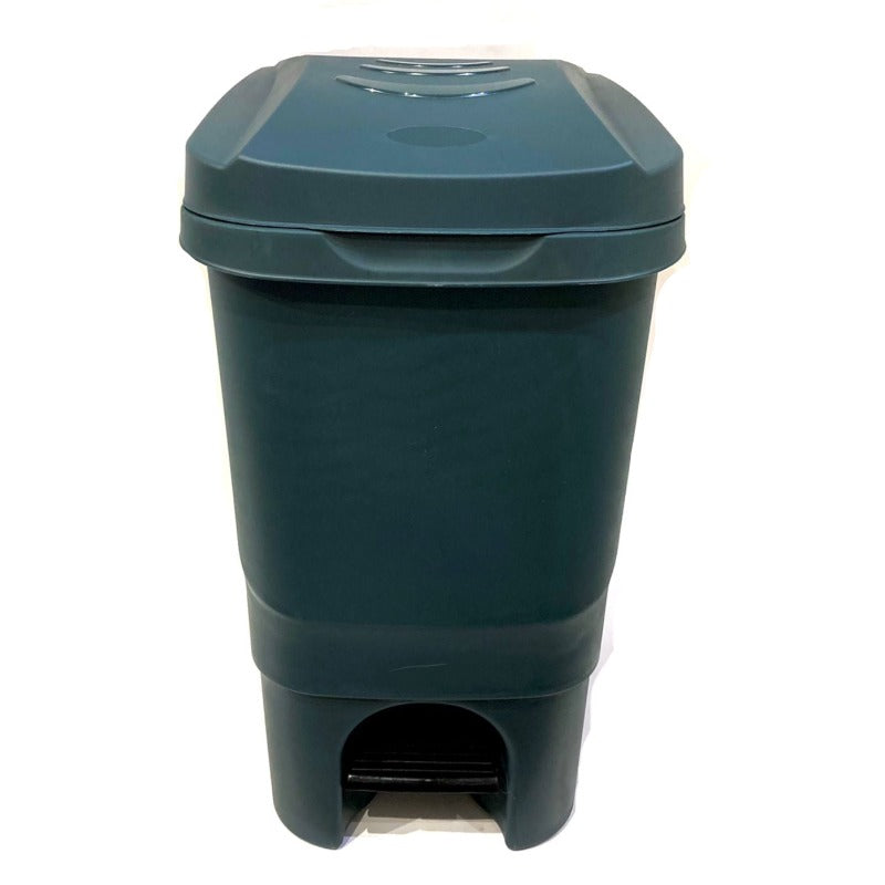 Pedal Wheeled Bin Green 60L