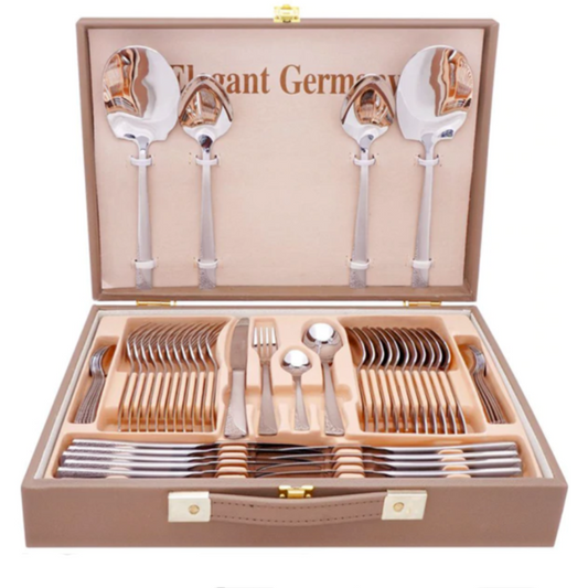 56 Pieces Cutlery Set Stainless Steel
