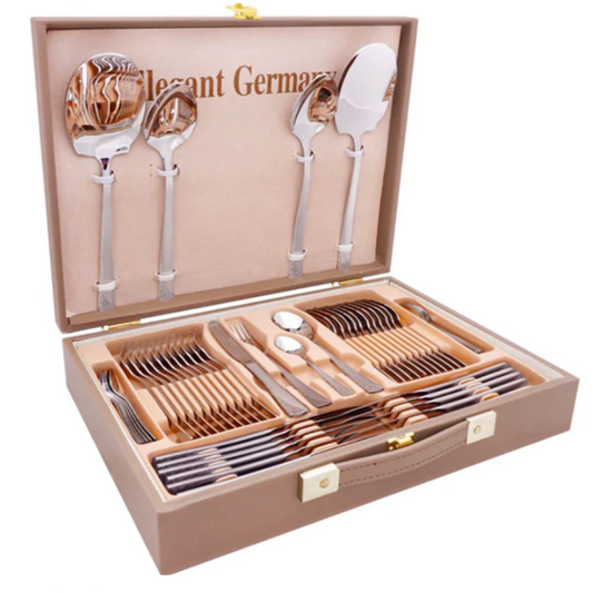 56 Pieces Cutlery Set Stainless Steel