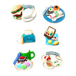 Fridge Magnets Snack Time(Pack of 6)