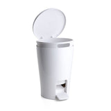 White Bathroom Bin