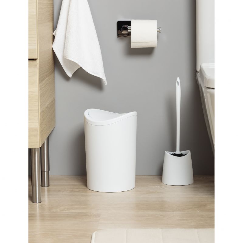 Swing Bath Bin Standard 6L White