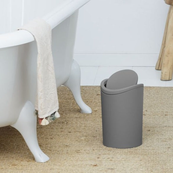 Swing Bath Bin Standard 6L Grey