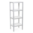 Rectangular Rack Lombok 4 Levels White