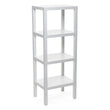 Rectangular Rack Lombok 4 Levels White