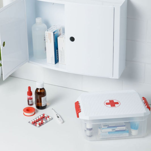 White 4.5L First Aid Box