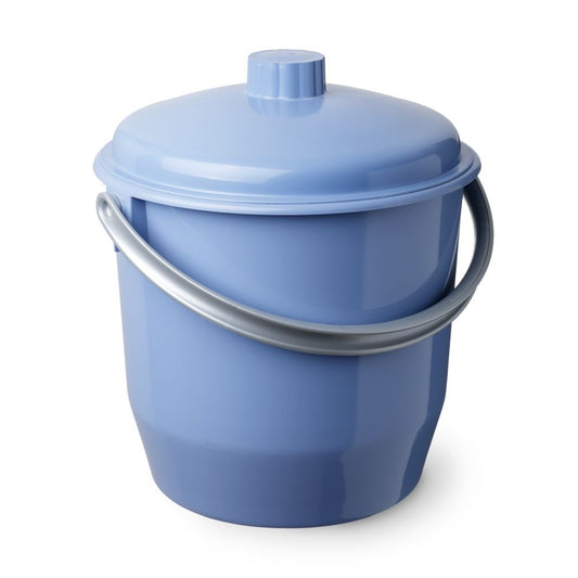 17L Bucket With Lid. Dove Blue