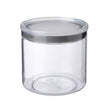 Kitchen Jar 1L Transparent Grey