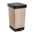 Pedal Bin 25L Deco Wood