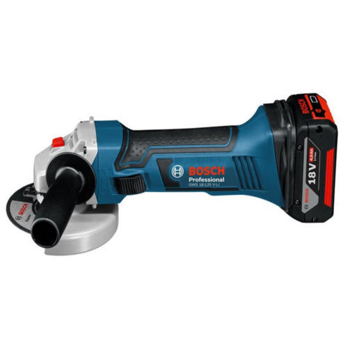 Bosch Cordless Angle Grinder, 4.5”, 115mm, 18V, 5.0Ah, 10,000 r.p.m, User Protection, Ex. Battery