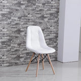 Dining & Room Chair White Leather